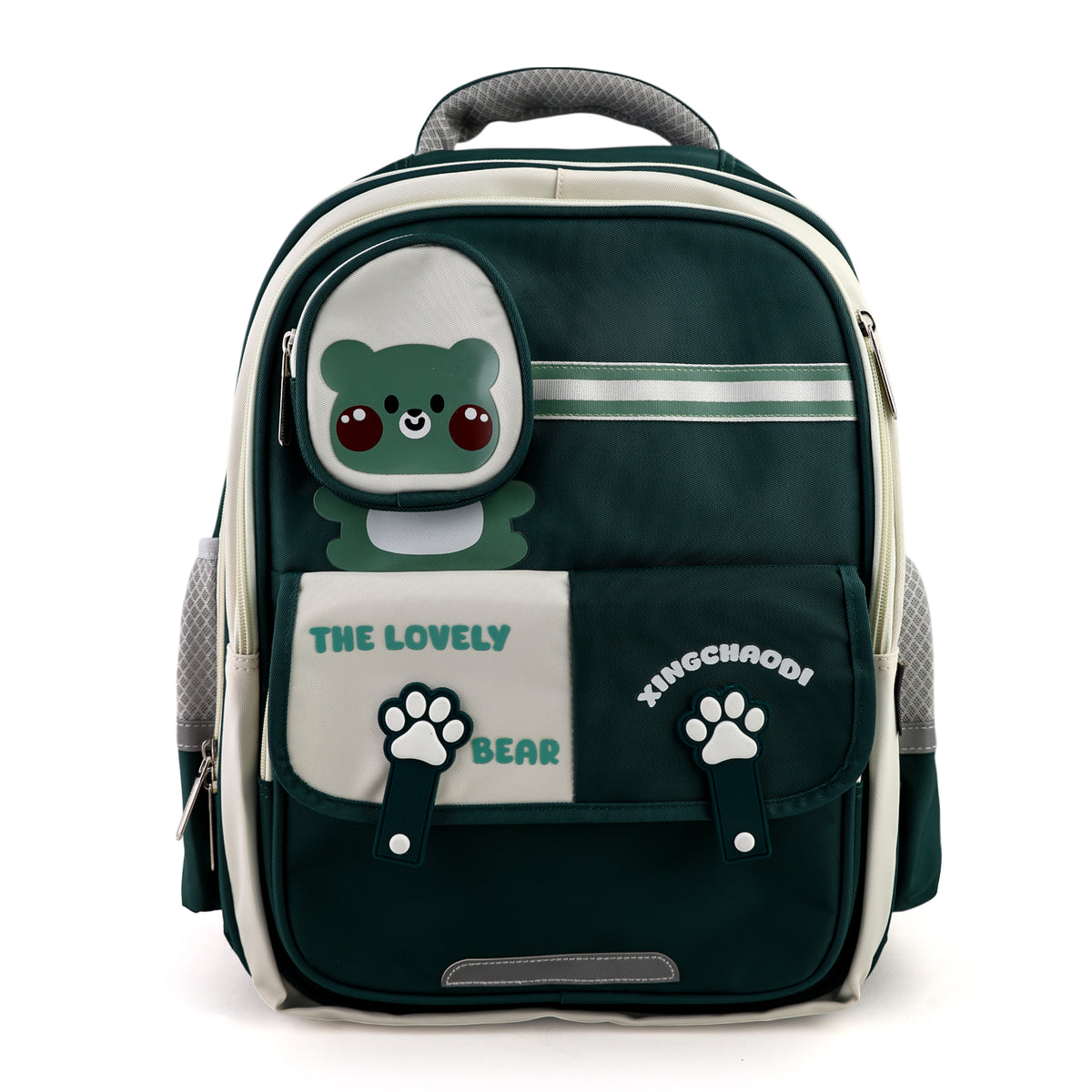 Kids School Backpack 16" - Green, School Bags, Chase Value, Chase Value