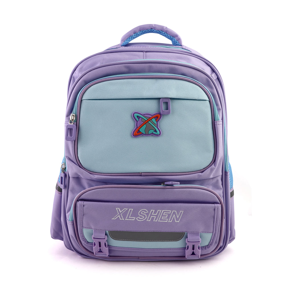 Kids School Backpack 16" - Purple, School Bags, Chase Value, Chase Value