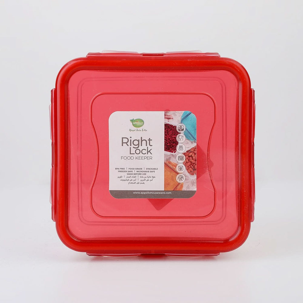 Right Lock Food Keeper Small - Red, Storage Boxes, Chase Value, Chase Value