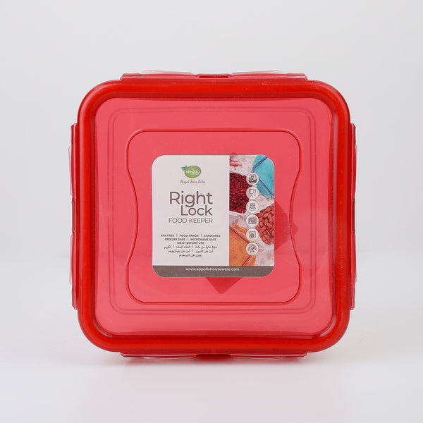 Right Lock Food Keeper Small - Red