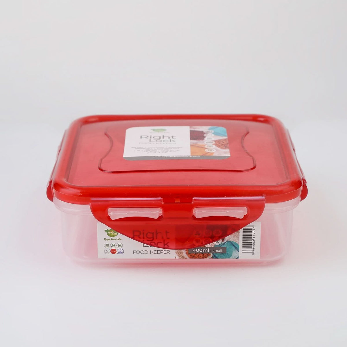 Right Lock Food Keeper Small - Red, Storage Boxes, Chase Value, Chase Value