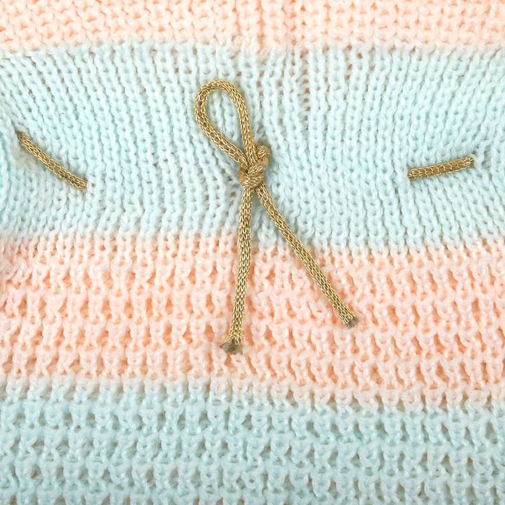 Newborn Girls Woolen Suits - Peach, Newborn Girls Sets & Suits, Chase Value, Chase Value