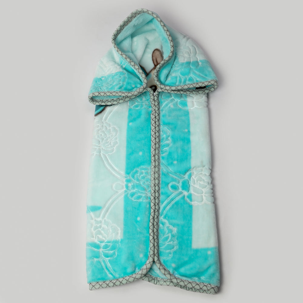 Kitten Gold Silk Zipper Blanket - Sky Blue, Blanket, Chase Value, Chase Value