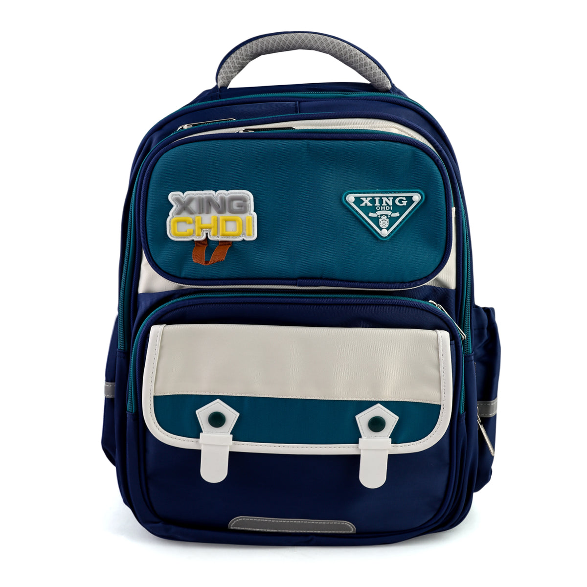 Kids School Backpack 16" - Green, School Bags, Chase Value, Chase Value