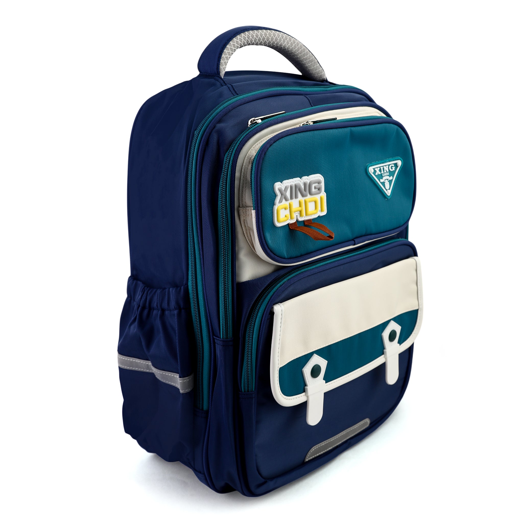Kids School Backpack 16" - Green, School Bags, Chase Value, Chase Value