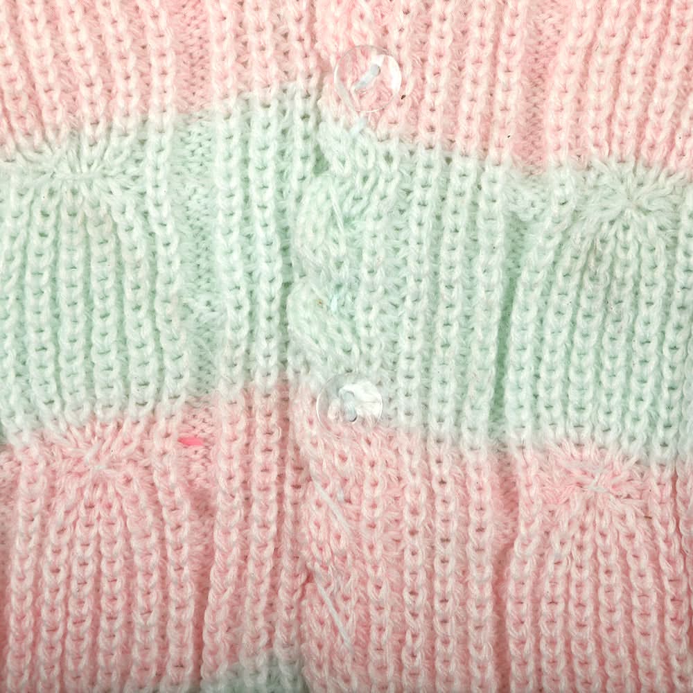 Newborn Girls Woolen Suits - Sea Green, Newborn Girls Sets & Suits, Chase Value, Chase Value