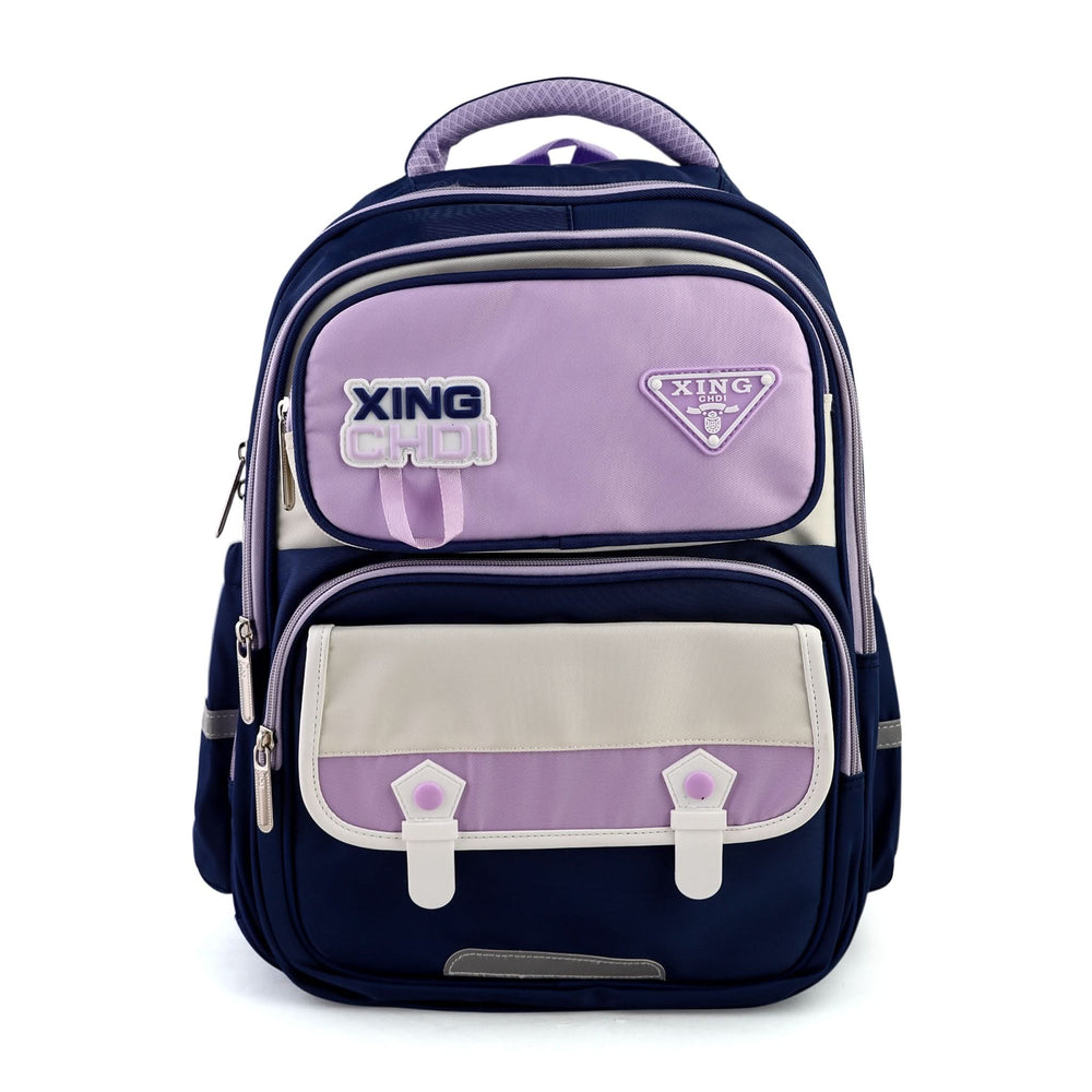 Kids School Backpack 16" - Purple, School Bags, Chase Value, Chase Value