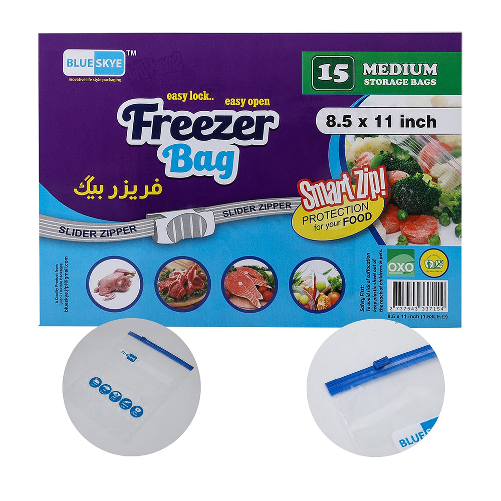 Zip Lock Pouch  - White, Kitchen Tools, Chase Value, Chase Value