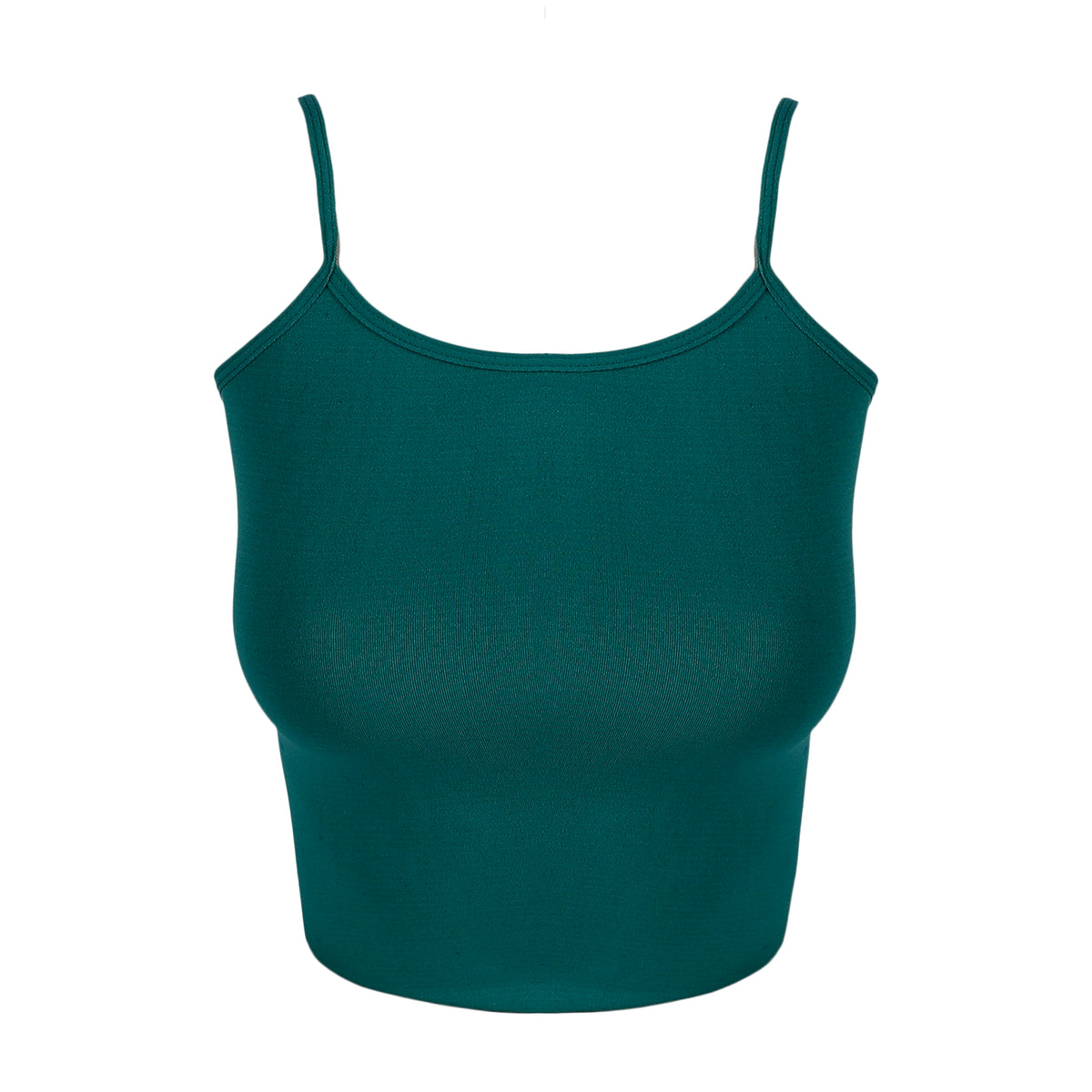 Girls Seamless Camisole - Dark Green, Girls Shameez Camisole & Biddies, Chase Value, Chase Value