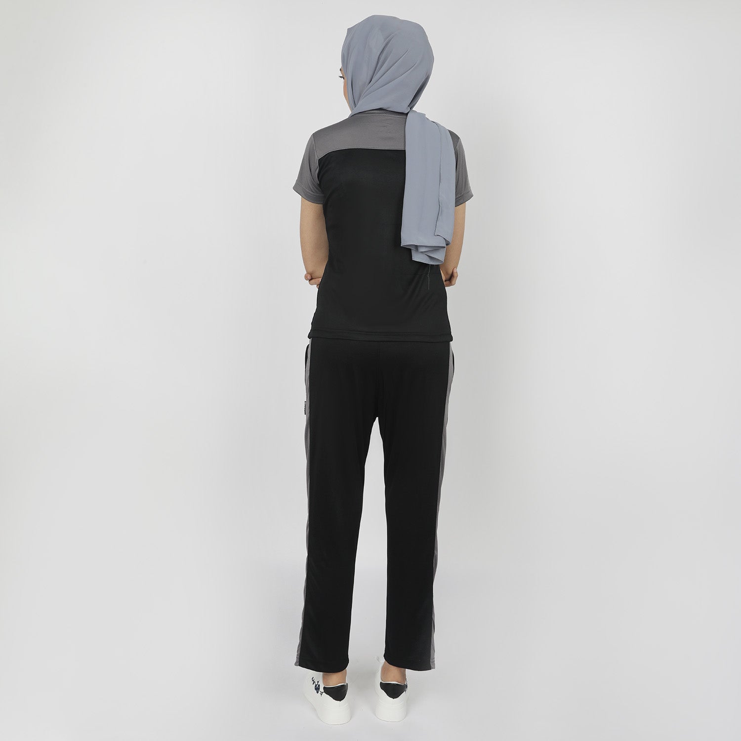 Women's Half Sleeves Track Suit - Grey, Women Two Piece Outfit, Chase Value, Chase Value