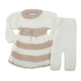 Newborn Girls Woolen Suits - Fawn, Newborn Girls Sets & Suits, Chase Value, Chase Value