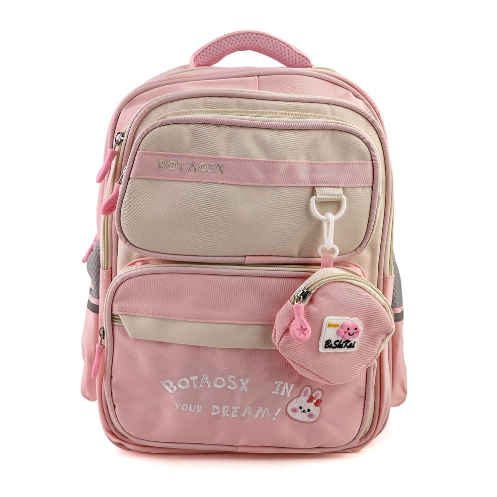 Kids School Backpack 16" - Pink, School Bags, Chase Value, Chase Value