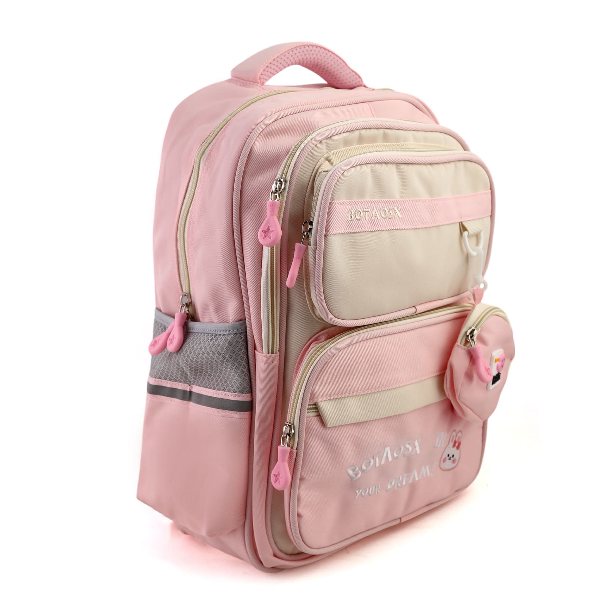 Kids School Backpack 16" - Pink, School Bags, Chase Value, Chase Value