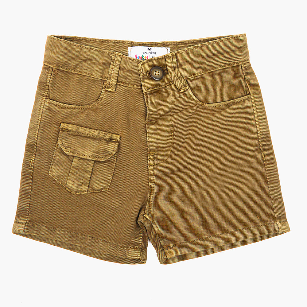 Eminent Newborn Boys Cotton Short - Khaki, Newborn Boys Shorts & Pants, Eminent, Chase Value