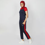 Women's Half Sleeves Track Suit - Red, Women Two Piece Outfit, Chase Value, Chase Value