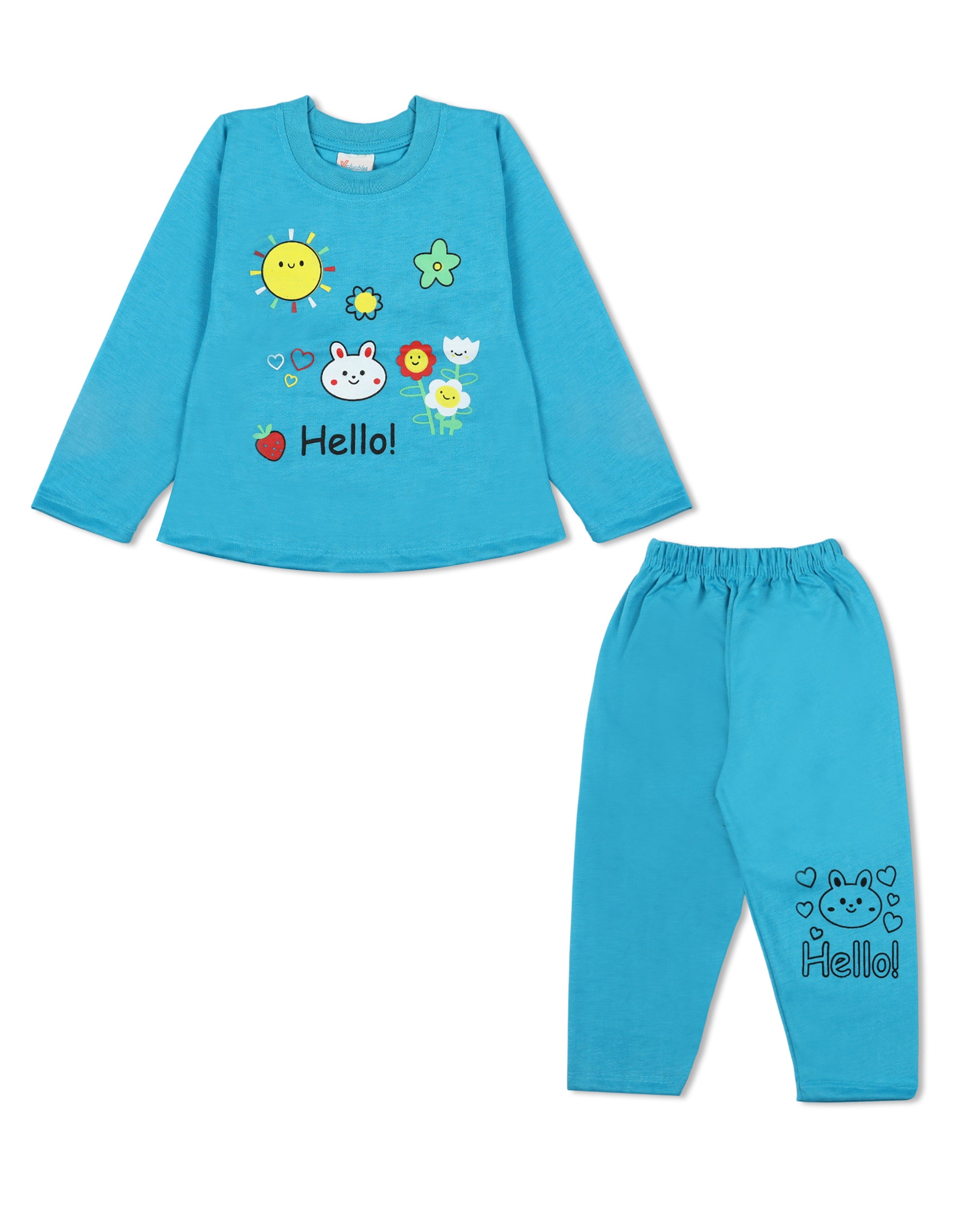 Valuables Girls Full Sleeves Suit