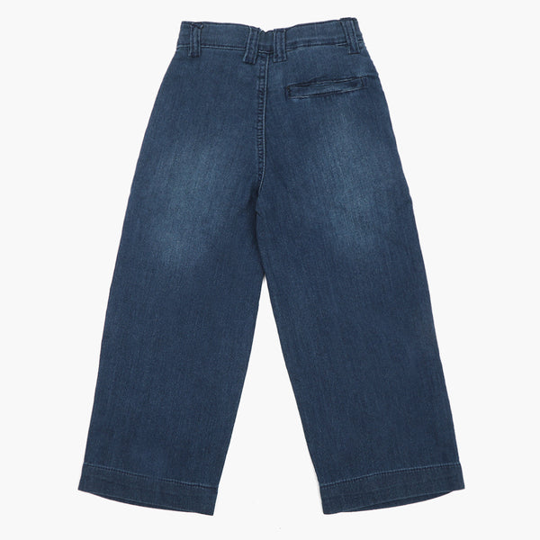 Eminent Girls Denim Pant - Mid Blue