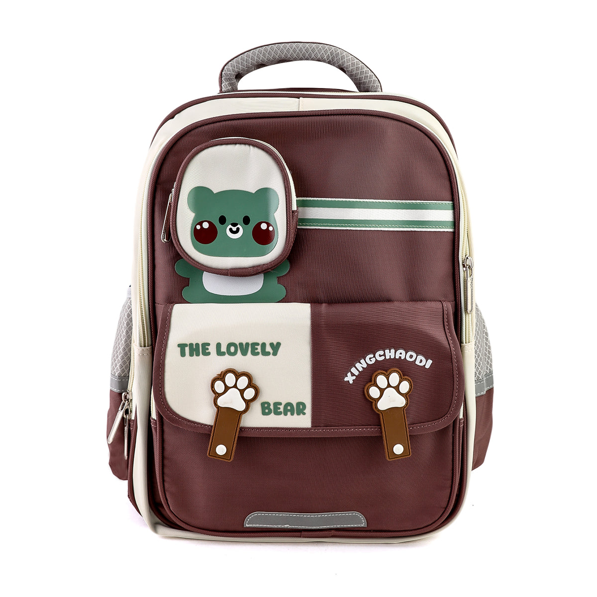 Kids School Backpack 16" - Brown, School Bags, Chase Value, Chase Value