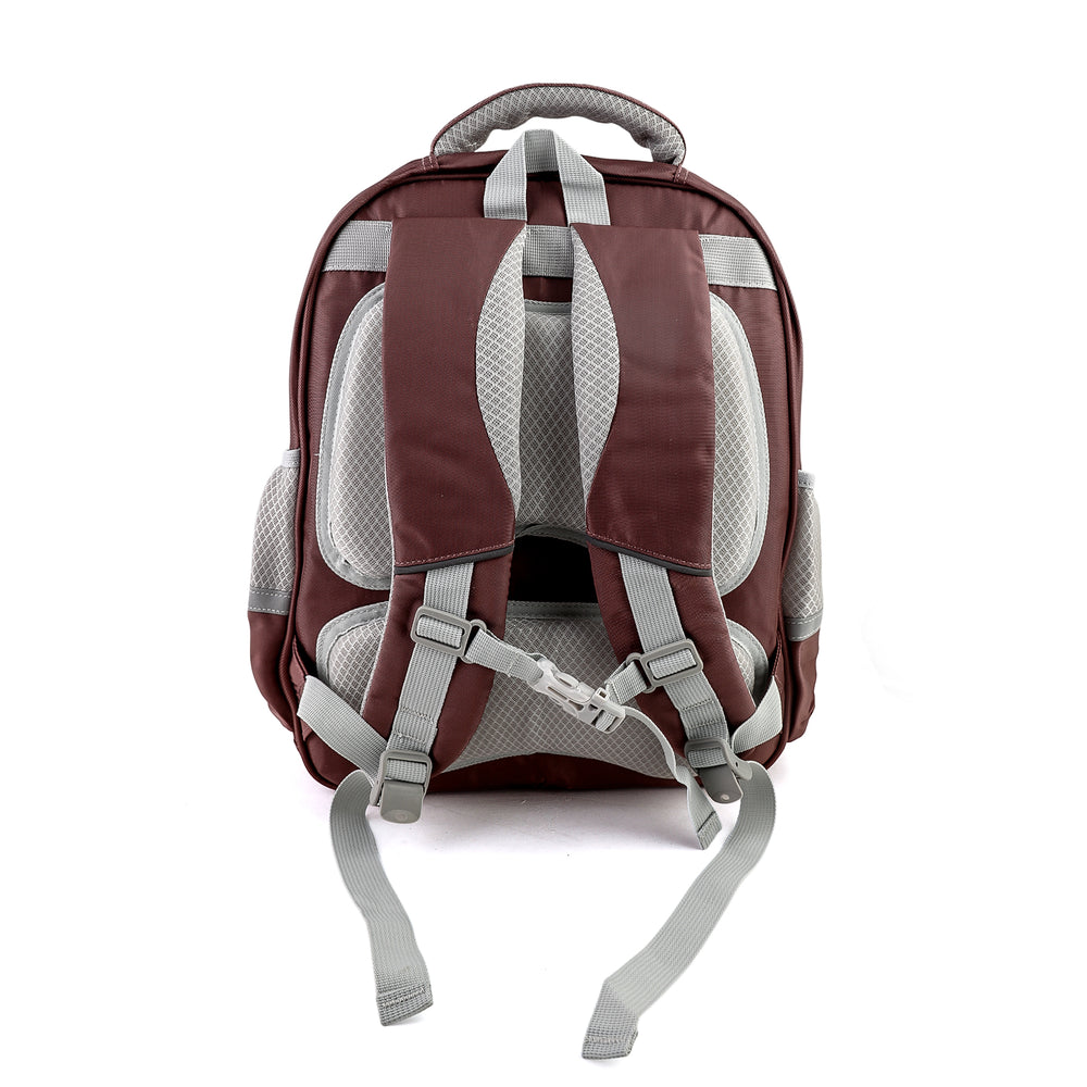 Kids School Backpack 16" - Brown, School Bags, Chase Value, Chase Value