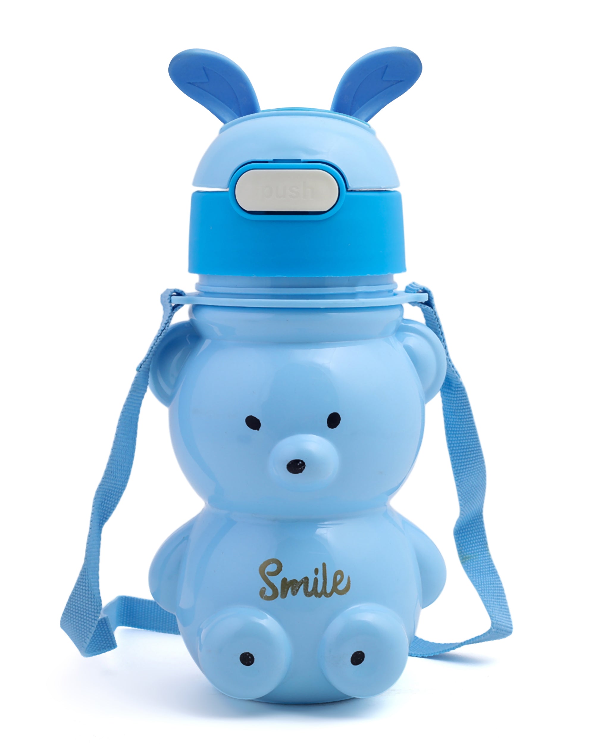 Kids Teddy Bear Water Bottle - Blue, Feeding Supplies, Chase Value, Chase Value