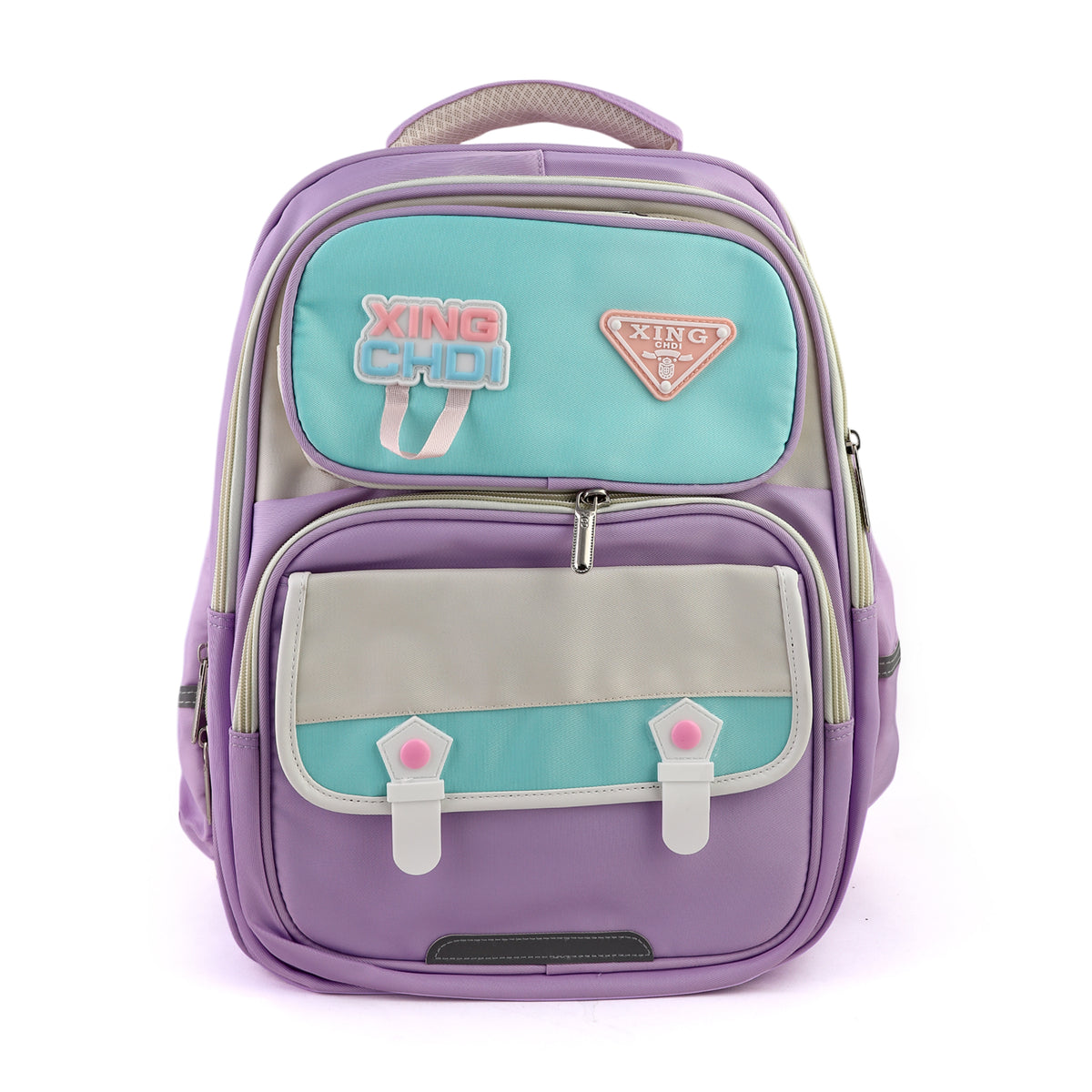Kids School Backpack 16" - Light Purple, School Bags, Chase Value, Chase Value