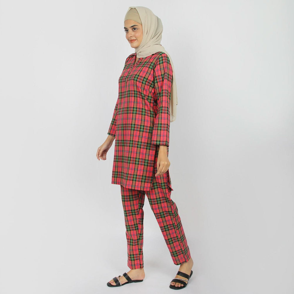 Women's Western Co-Ord Set - Pink, Women Co-Ord Set, Chase Value, Chase Value