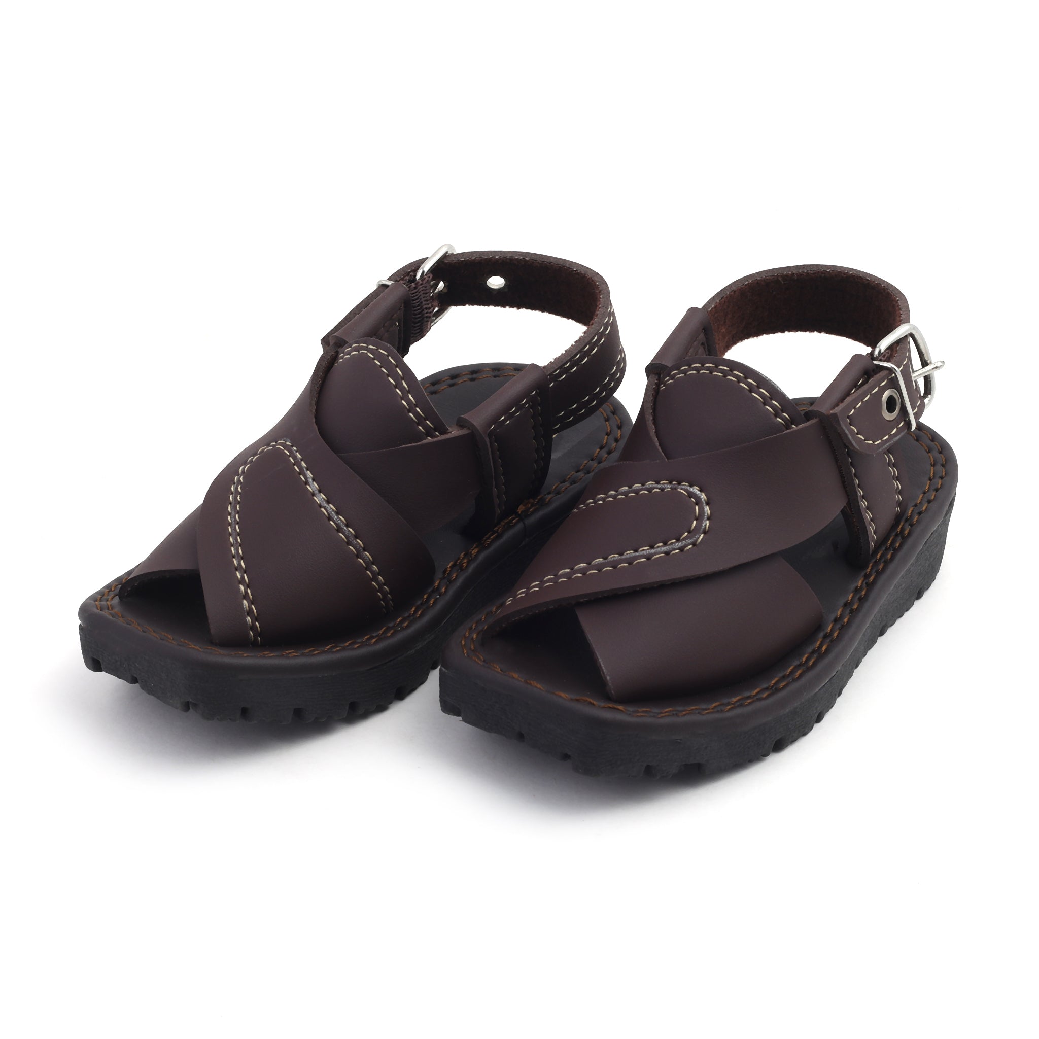 Valuable Boys Peshawari Sandal - Brown, Boys Sandals, Chase Value, Chase Value