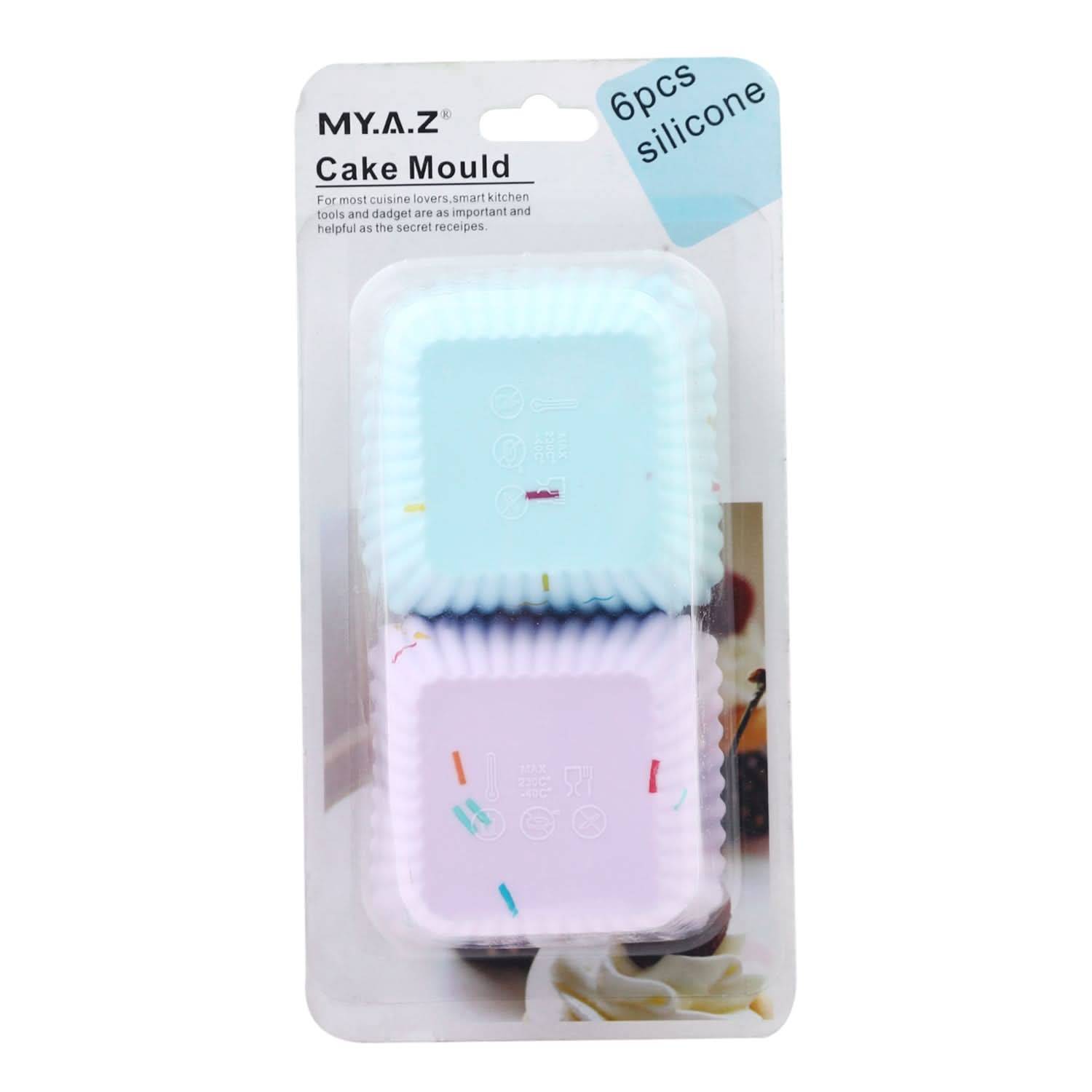 Silicon Cake Cup Mold 6Pc, Baking, Chase Value, Chase Value