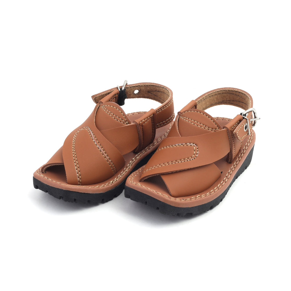 Valuable Boys Peshawari Sandal - Mustard, Boys Sandals, Chase Value, Chase Value