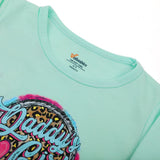 Newborn Girls Full Sleeves T-Shirt - Cyan, Newborn Girls T-Shirts, Chase Value, Chase Value