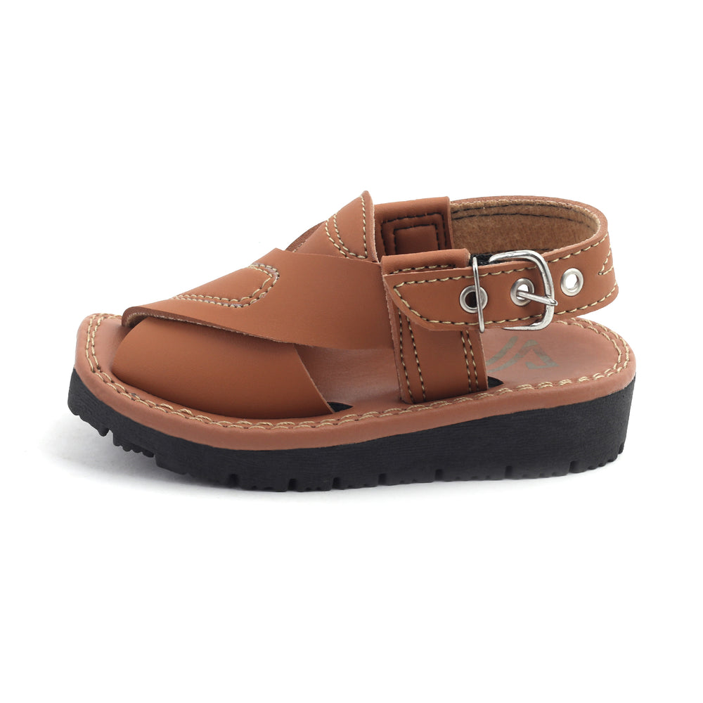 Valuable Boys Peshawari Sandal - Mustard, Boys Sandals, Chase Value, Chase Value