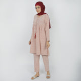 Women's Linen Printed Co-Ord Set - Fawn, Women Co-Ord Set, Chase Value, Chase Value