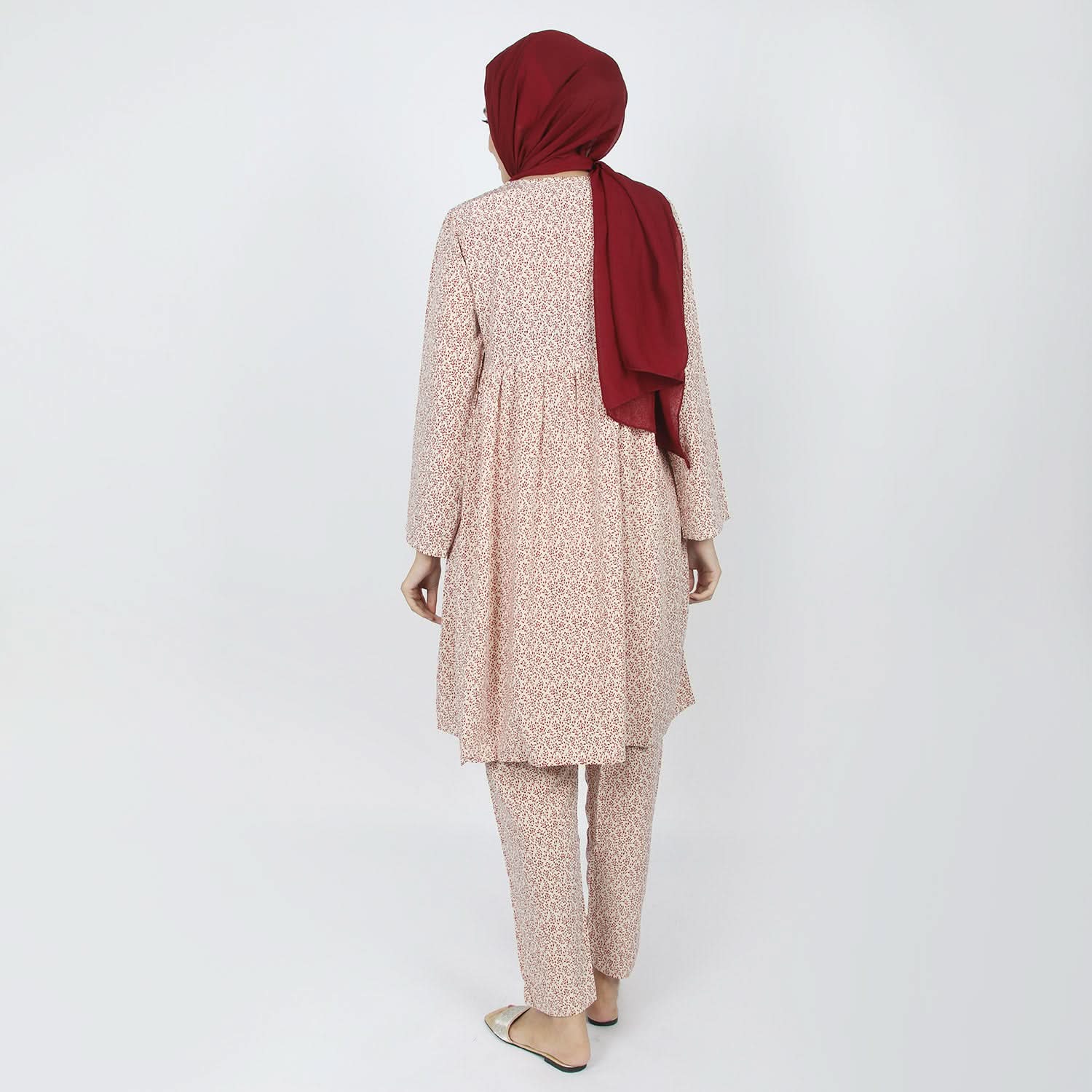 Women's Linen Printed Co-Ord Set - Fawn, Women Co-Ord Set, Chase Value, Chase Value