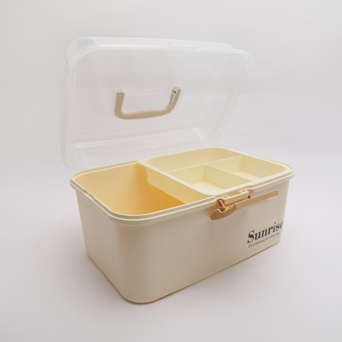 Sunrise Medicine Box - Cream, Storage Boxes, Chase Value, Chase Value