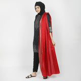 Women's Printed Stitched 03pcs Suit - Black, Women Shalwar Suits, Chase Value, Chase Value