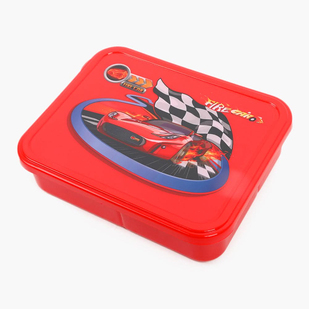 Summer Lunch Box - Red, Tiffin Boxes & Bottles, Chase Value, Chase Value