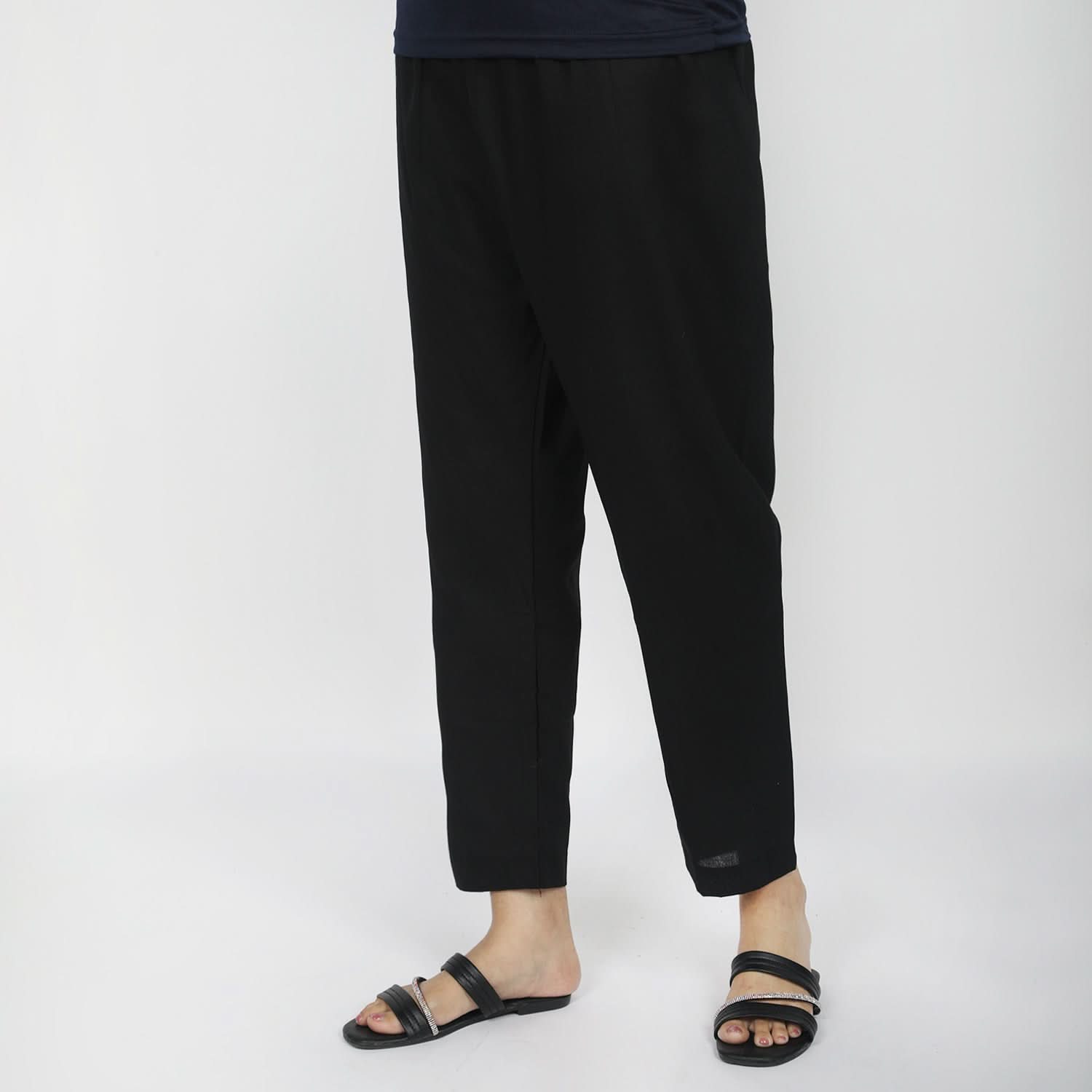 Women's Basic Trouser - Black, Women Pants & Tights, Chase Value, Chase Value