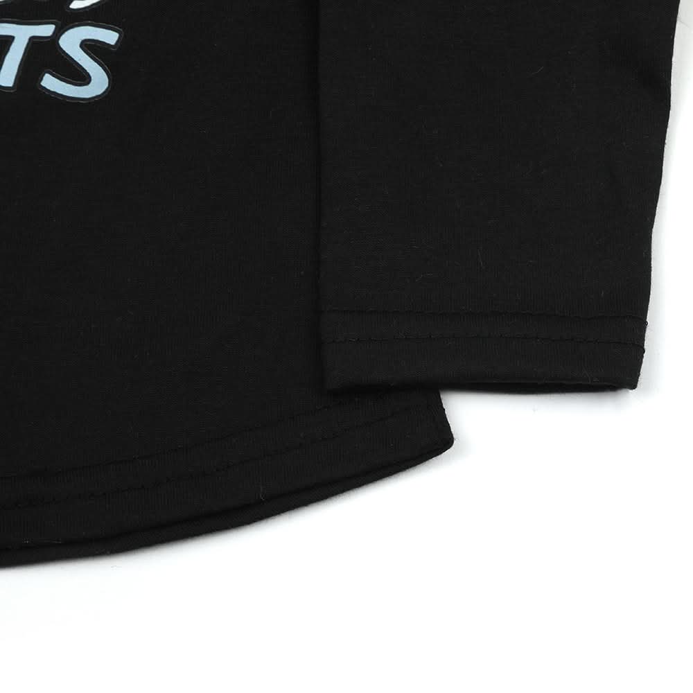 Newborn Girls Full Sleeves T-Shirt - Black, Newborn Girls T-Shirts, Chase Value, Chase Value