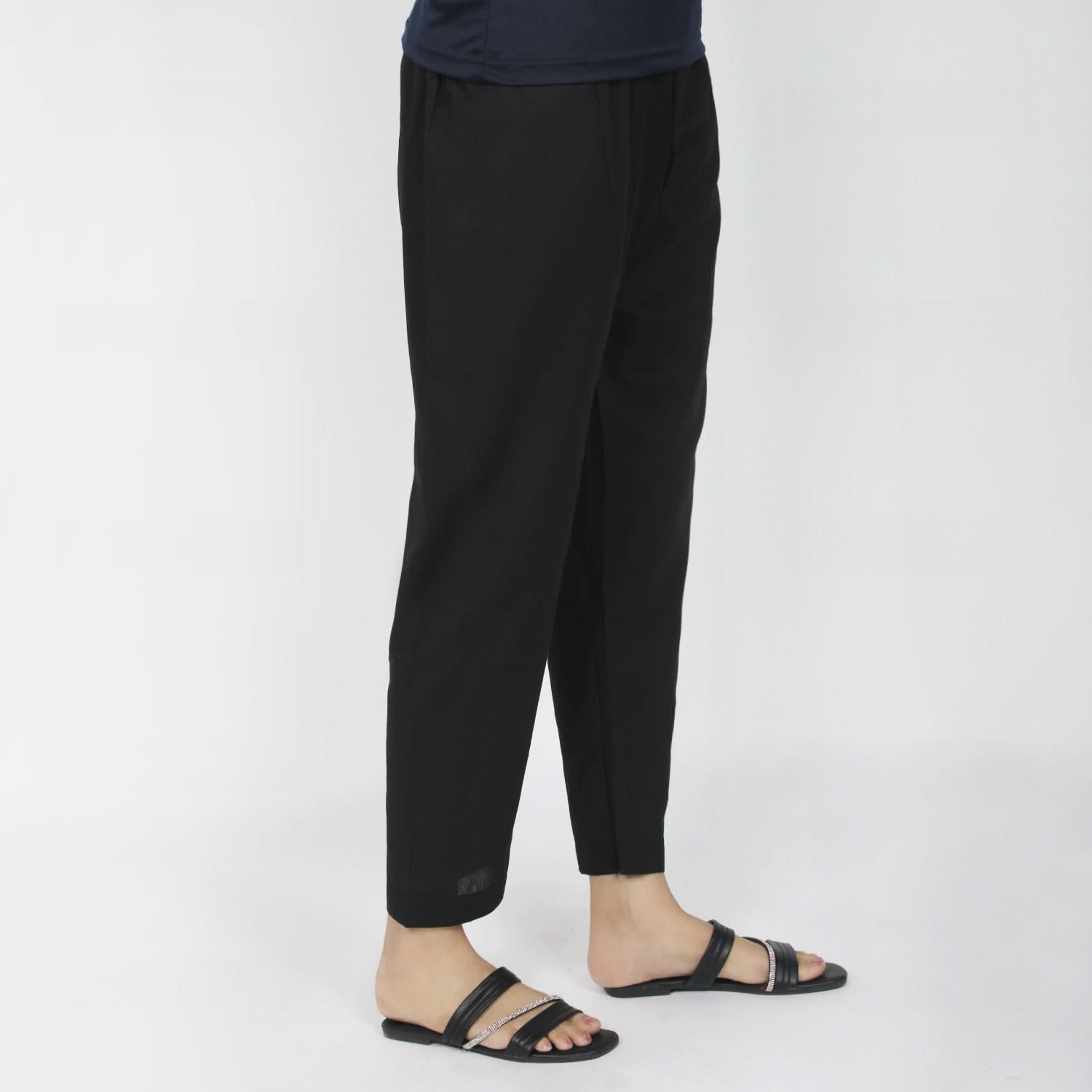 Women's Basic Trouser - Black, Women Pants & Tights, Chase Value, Chase Value