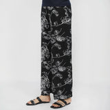Women's Printed Trouser - Black, Women Pants & Tights, Chase Value, Chase Value