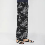 Women's Printed Trouser - Black, Women Pants & Tights, Chase Value, Chase Value