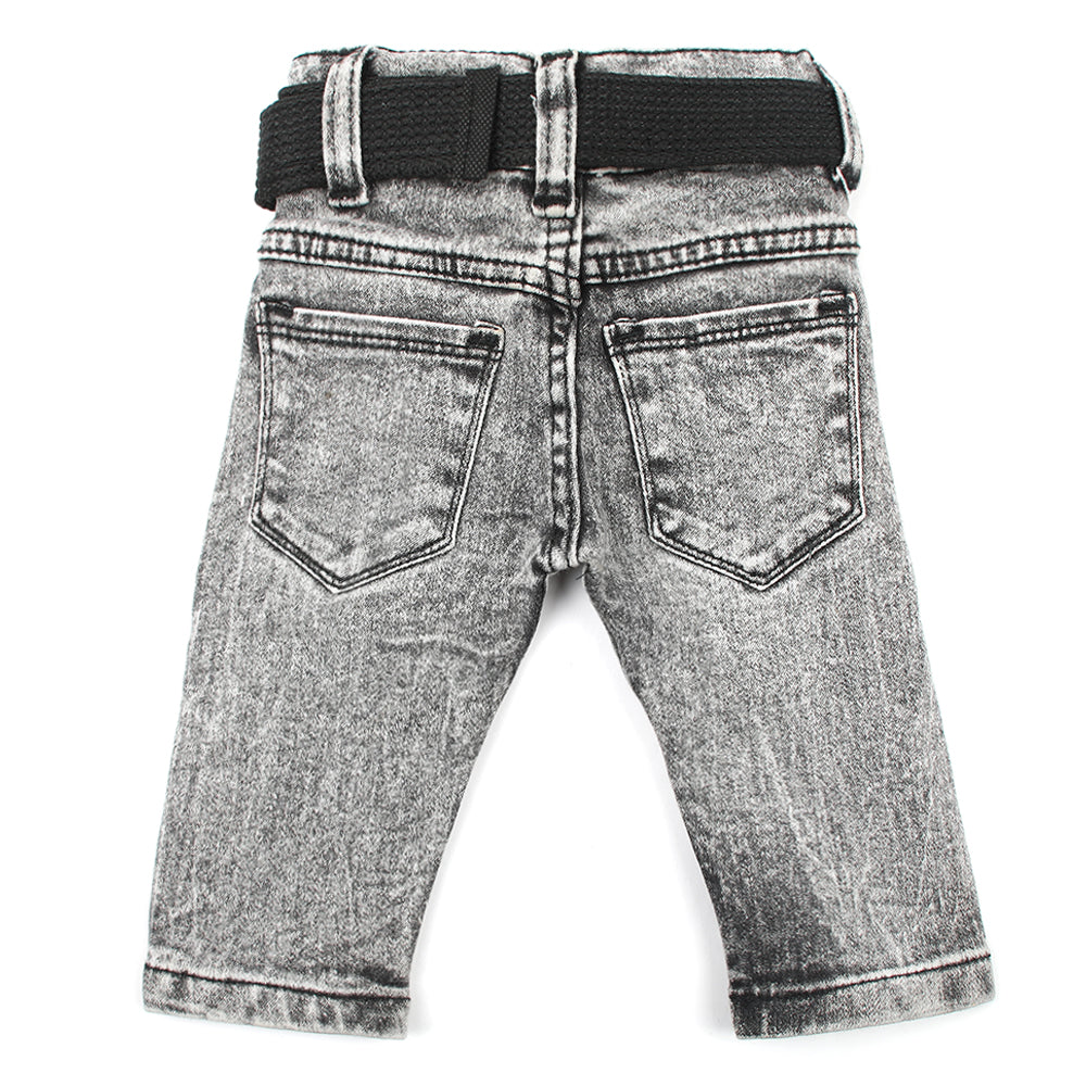 Newborn Boys Denim Pant - Grey, Newborn Boys Shorts & Pants, Chase Value, Chase Value