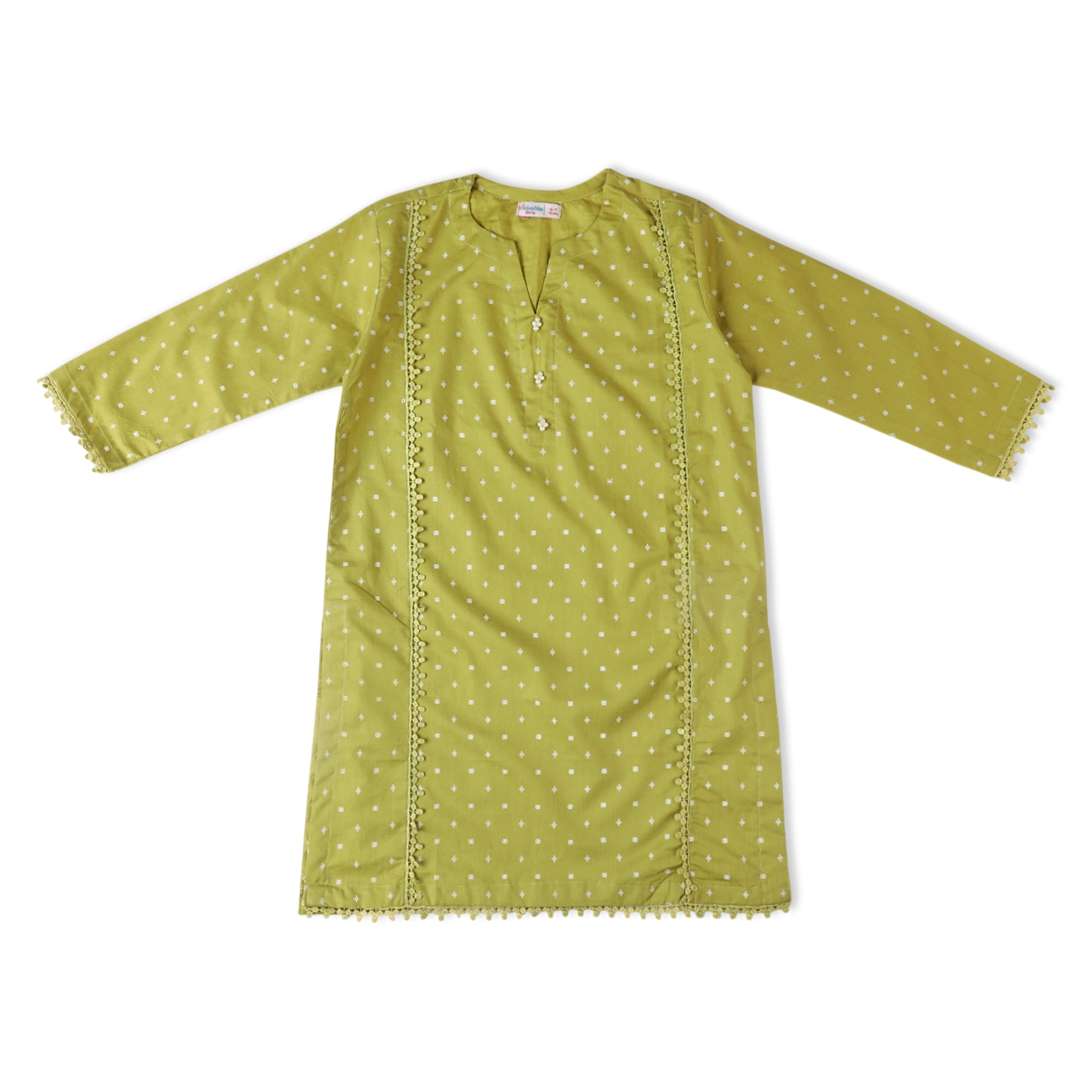 Girls Kurti - Green, Girls Kurti, Chase Value, Chase Value