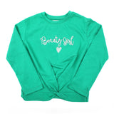 Girls Knitted Top - Green, Girls Tops, Chase Value, Chase Value