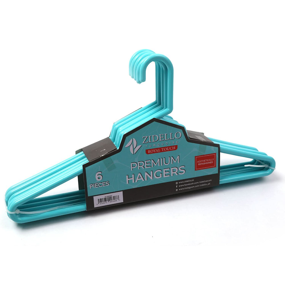 Zidello Tie Hanger - Pack Of 06  - Sky Blue, Home Accessories, Chase Value, Chase Value