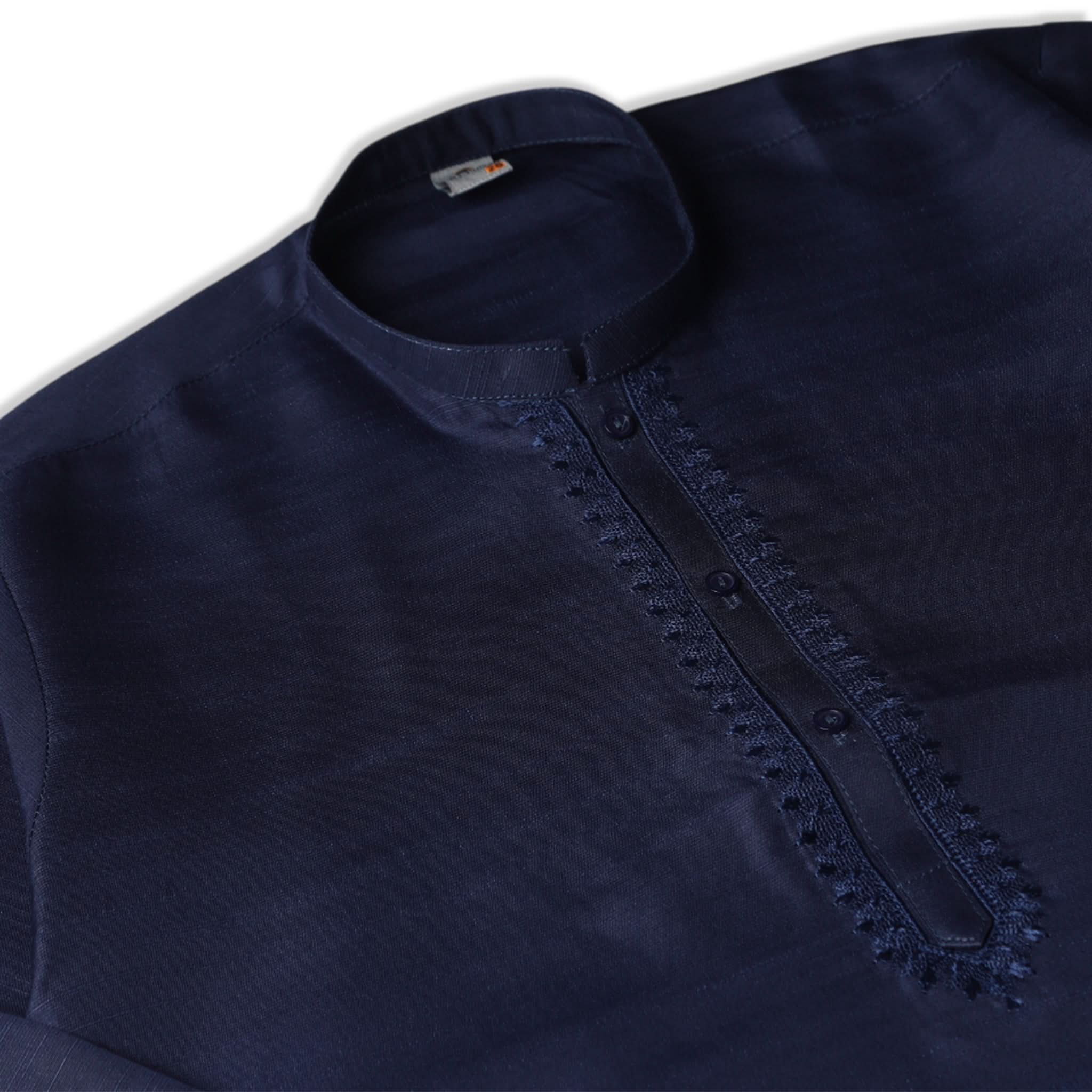 Boys Embroidered Shalwar Suit - Blue, Boys Shalwar Kameez, Chase Value, Chase Value