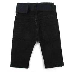 Newborn Boys Denim Pant - Black