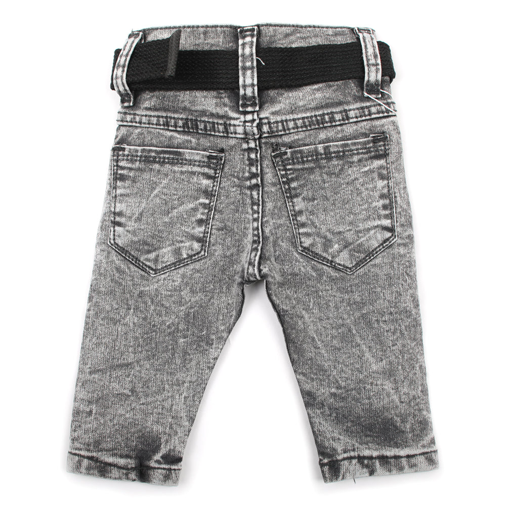 Newborn Boys Denim Pant - Grey, Newborn Boys Shorts & Pants, Chase Value, Chase Value