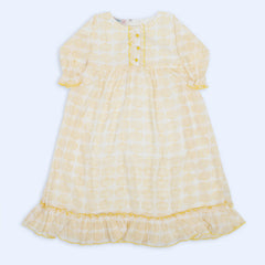 Girls Casual Maxi - Yellow