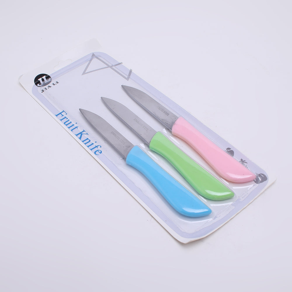 Knife Set Pack Of 3, Knives & Cutting Board, Chase Value, Chase Value